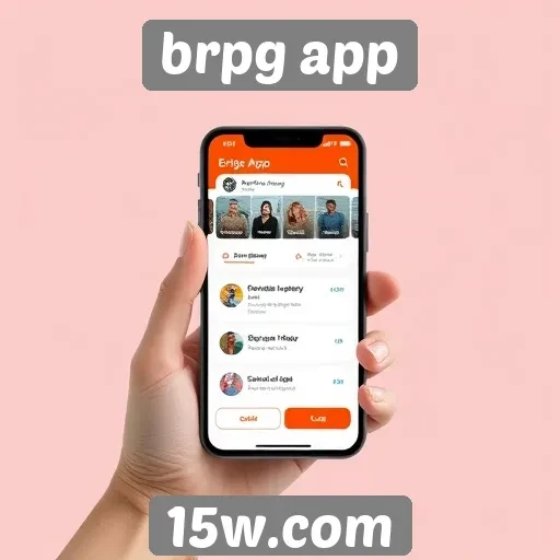 Acessibilidade e interface do brpg app em dispositivos móveis